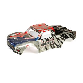 Arrma ARA411005 1/7 Painted Body, Silver/Red: MOJAVE 6S BLX