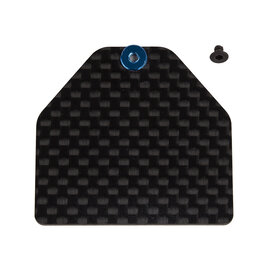 Team Associated ASC92446 RC10B7 FT Carbon Fiber Servo Weight Plate, 4g