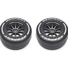 Serpent SER302057 Wheel/Tyre Set Front HARD (2) F190
