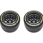 Serpent SER302060  Wheel/Tyre Set Rear MEDIUM (2) F190