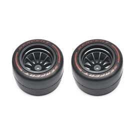 Serpent SER302062  Wheel/Tyre Set Rear SOFT (2) F190