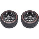 Serpent SER302061 Wheel/Tyre Set Front SOFT (2) F190
