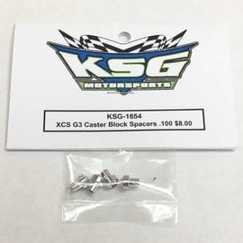 KSG KSG-1654  XCS G3 Caster Block Spacers .100