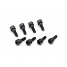 RocheRC USA 510065  Roche M2.5x8mm Cap Head Wheel Screw, Black, 8 pcs
