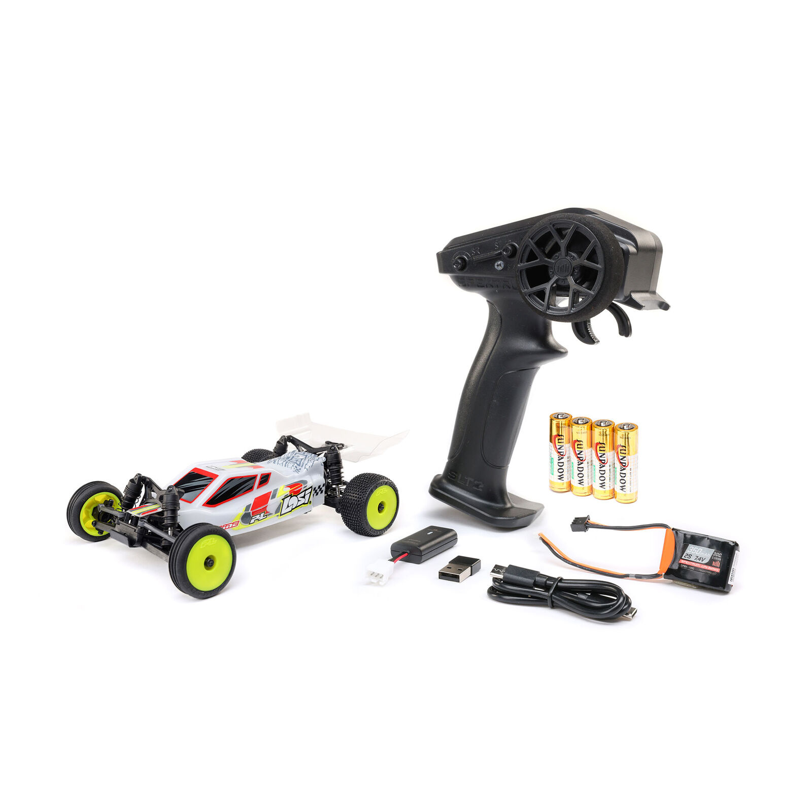 LOS-1392T2 Micro-T 1/28 2WD Silver RTR - Michael's RC Hobbies