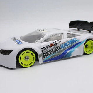 Reflex Racing RX600R14Y Reflex Racing Speed Dish Wheel Rear - 14mm (Yellow)