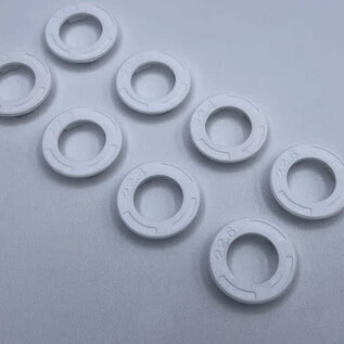 Reflex Racing RX608W Reflex Racing Speed Dish Side Wall Plate Set (22.40,22.60,22.80,23.00) - White