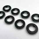 Reflex Racing RX601B Reflex Racing Speed Dish Side Wall Plate Set (22.0,22.2,22.4,22.6) - Black