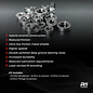 R1wurks R1-900077 (B74.2 Series) Premium Hybrid Ceramic Bearing Set 18PCS