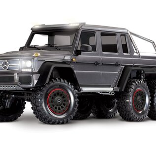 Traxxas TRA88296-4  Silver TRX-6 Mercedes-Benz G 63 AMG 6X6 Clipless