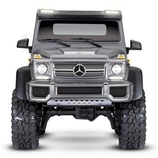 Traxxas TRA88296-4  Silver TRX-6 Mercedes-Benz G 63 AMG 6X6 Clipless