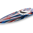 Traxxas TRA103076-4 Red Spartan Brushless 36" Self Righting Boat RTR