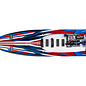 Traxxas TRA103076-4 Red Spartan Brushless 36" Self Righting Boat RTR