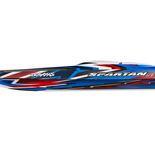 Traxxas TRA103076-4 Red Spartan Brushless 36" Self Righting Boat RTR