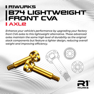 R1wurks R1-900003 R1WURKS (B74 Series) Lightweight Front CVA Axle