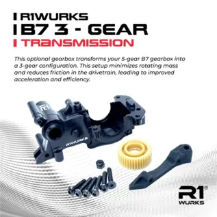 R1wurks R1-900047  R1Wurks RC10 B7  3-Gear Transmission