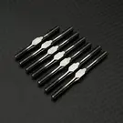 R1wurks R1-900108 B74 Series Titanium Turnbuckle Set, M3.5 Silver