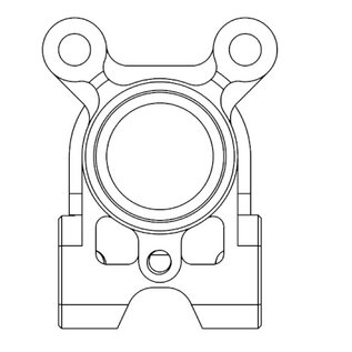 R1wurks R1-900102 R1WURKS B7 / B84 Series Rear Hub Set, HRC, Aluminum