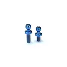 R1wurks R1-900094-1 (B7 Series) Titanium Steering Link Ballstud Set, 2pcs Blue