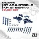 R1wurks R1-900089 (B7 Series) Adjustable KPI Steering Block Set