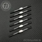 R1wurks R1-900105 (B7 Series) Titanium Turnbuckle Set, M3.5 Silver