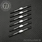 R1wurks R1-900105 (B7 Series) Titanium Turnbuckle Set, M3.5 Silver