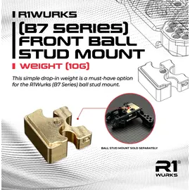 R1wurks R1-900097-2 (B7 Series) Front Ball Stud Mount Weight (10g)