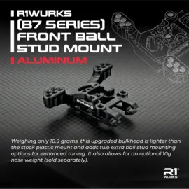 R1wurks R1-900097 (B7 Series) Front Ball Stud Mount, Aluminum