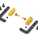 Xray XRA306198  XRAY X1 T4'19 -21 Graphite + Brass Fully Adjustable Battery Holder