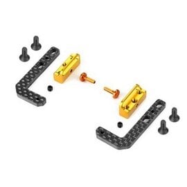 Xray XRA306198  XRAY X1 T4'19 -21 Graphite + Brass Fully Adjustable Battery Holder