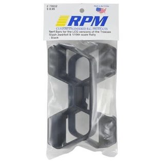 RPM R/C Products RPM70652 Black Nerf Bars for the Traxxas 1/10th scale Rally & LCG Slash 4x4