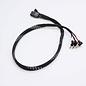 Reflex Racing RRE016  Reflex Racing 2mm Bullet Plug Charging Cable - Black and Silver