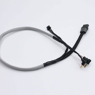Reflex Racing RRE017  Reflex Racing 2mm Bullet Plug Charging Cable - Gray