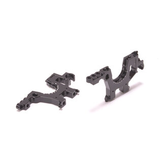 Schumacher U8729  Alloy Trans Housing High (Option +2mm) - Mi9 (pr)
