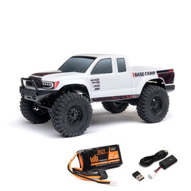 Axial Racing AXI-1219T1 1/24 SCX24 Base Camp 4WD Rock Crawler Brushed RTR White