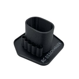RC DISCHARGER RCD-ESH-DWPT-BLK  Black Electric Screwdriver Dewalt Gyroscopic Holder with Parts Tray