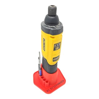 RC DISCHARGER RCD-ESH-DWPT-GRN  Green Electric Screwdriver Dewalt Gyroscopic Holder with Parts Tray