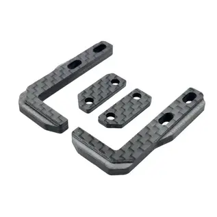 RC Maker RCM-X424-BM GeoCarbon HD Battery Hook Set for XRAY X4'24