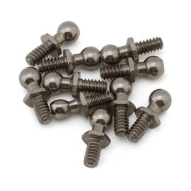 Team Associated ASC6271  RC10 Ballstud Set .20, silver (10)