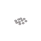 Schumacher U7710  M3 Black Alloy Washers 1.00mm (pk10)