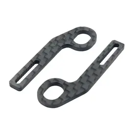 RC Maker RCM-HRPUL-E3 Horizontal Rear Post Body Mounts ULTRA LITE - Carbon Extensions Type 3