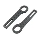 RC Maker RCM-HRPUL-E1 Horizontal Rear Post Body Mounts ULTRA LITE - Carbon Extensions Type 1