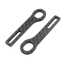 RC Maker RCM-HRPUL-E1 Horizontal Rear Post Body Mounts ULTRA LITE - Carbon Extensions Type 1