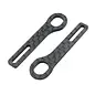 RC Maker RCM-HRPUL-E1 Horizontal Rear Post Body Mounts ULTRA LITE - Carbon Extensions Type 1