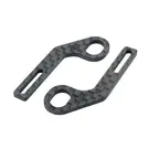 RC Maker RCM-HRPUL-E4 Horizontal Rear Post Body Mounts ULTRA LITE - Carbon Extensions Type 4