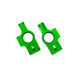 Traxxas TRA8352X  Green Left & Right Stub Axle Carriers 4-Tec 2.0 & 4-Tec Drift