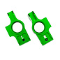 Traxxas TRA8352X  Green Left & Right Stub Axle Carriers 4-Tec 2.0 & 4-Tec Drift