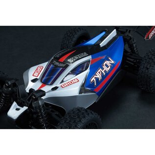 Arrma ARA2106T1  Blue/Silver  TYPHON GROM MEGA Brushed 4X4  Buggy RTR w/Battery & Charger