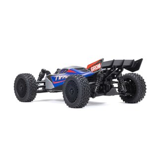 Arrma ARA2106T1  Blue/Silver  TYPHON GROM MEGA Brushed 4X4  Buggy RTR w/Battery & Charger