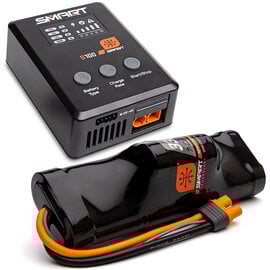 Spektrum SPMXPSS100  Smart Powerstage NiMH Surface Bundle: 3300mAh 7.4V NiMH IC3 & S100 Charger